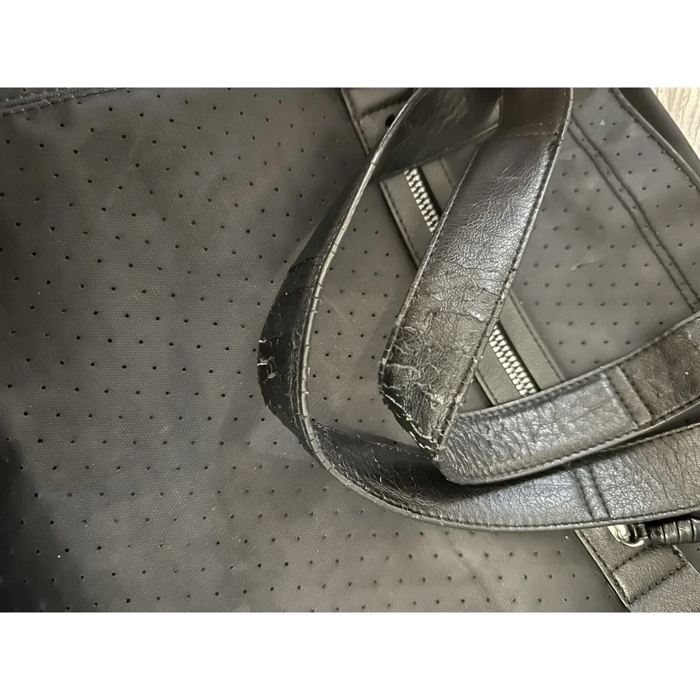 Lululemon Out &‎ About Denim Black Tote Gym Travel Bag